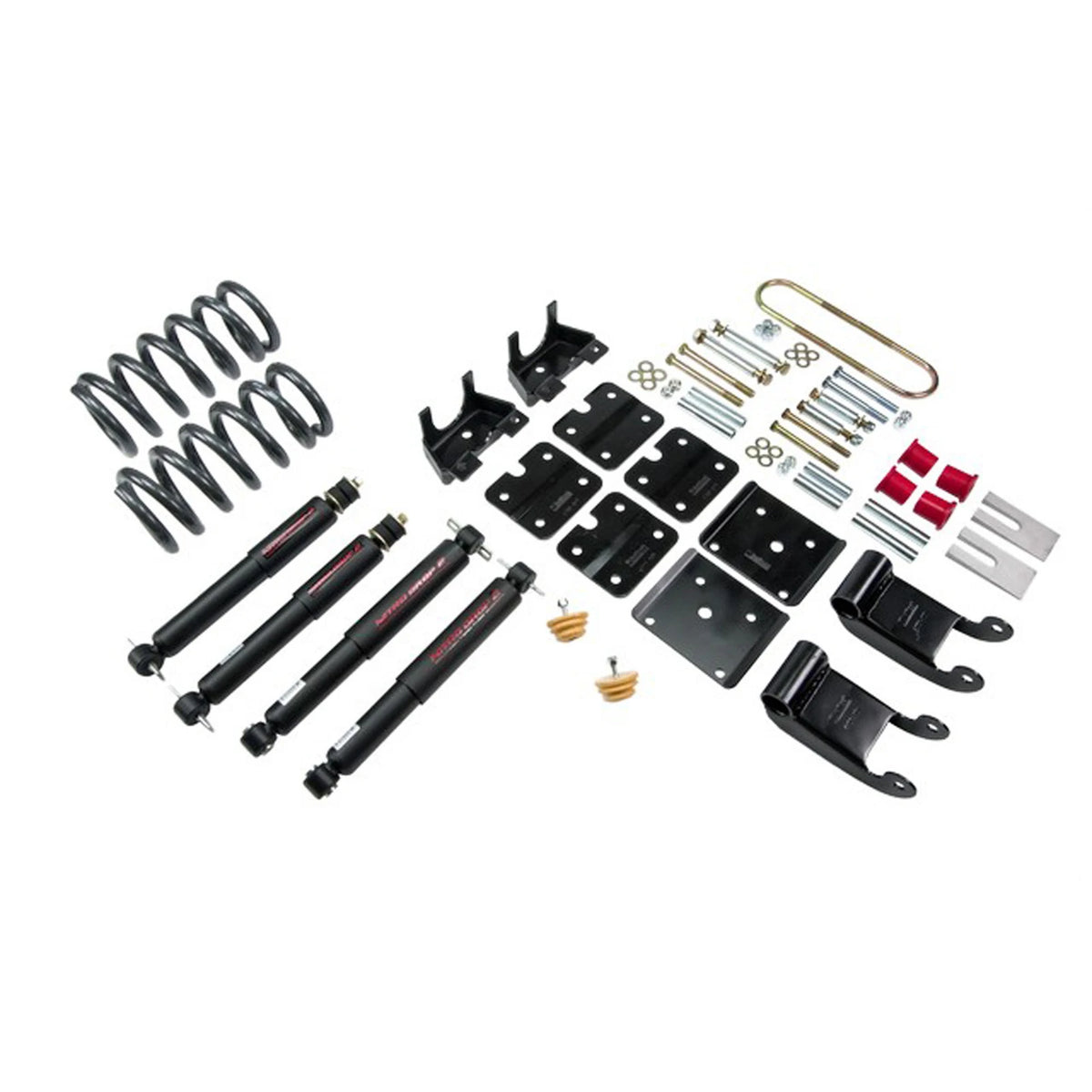 Belltech Lowering Kit w/Nitro Drop 2 Shocks (2.5" Front / 3.5" Rear Drop) for 1995-2002 Chevrolet Astro w/Factory Steel Leaf RWD