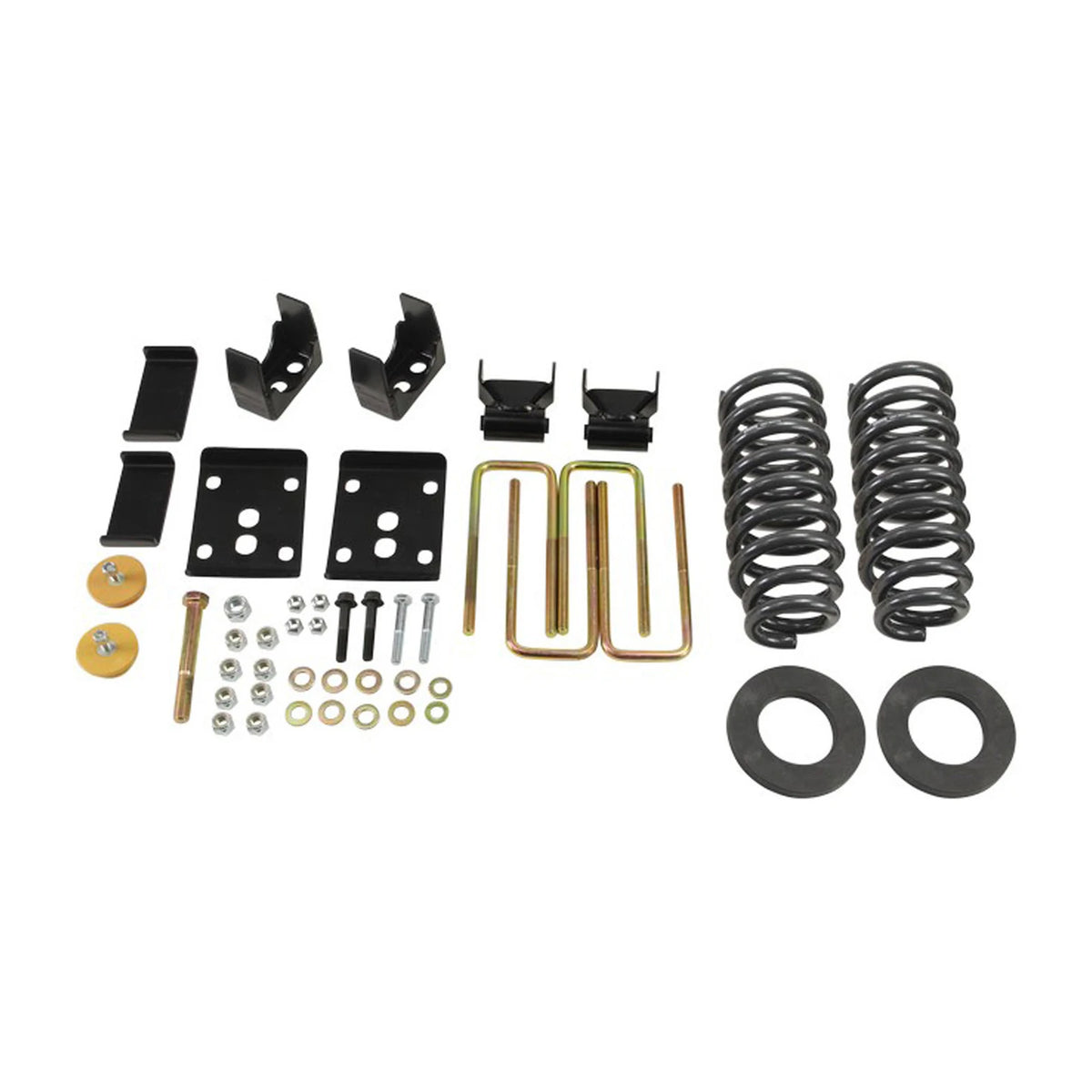 Belltech Lowering Kit w/o Shocks (2" or 3" Front / 5.5" Rear Drop) for 2009-2013 Ford F-150 Extended Cab/Crew Cab RWD Short Bed