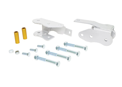 Whiteline Rear Lower Control Arm Relocation Brackets for 2008-2009 Ford Mustang Bullitt, Shelby GT500KR (S197) KBR37
