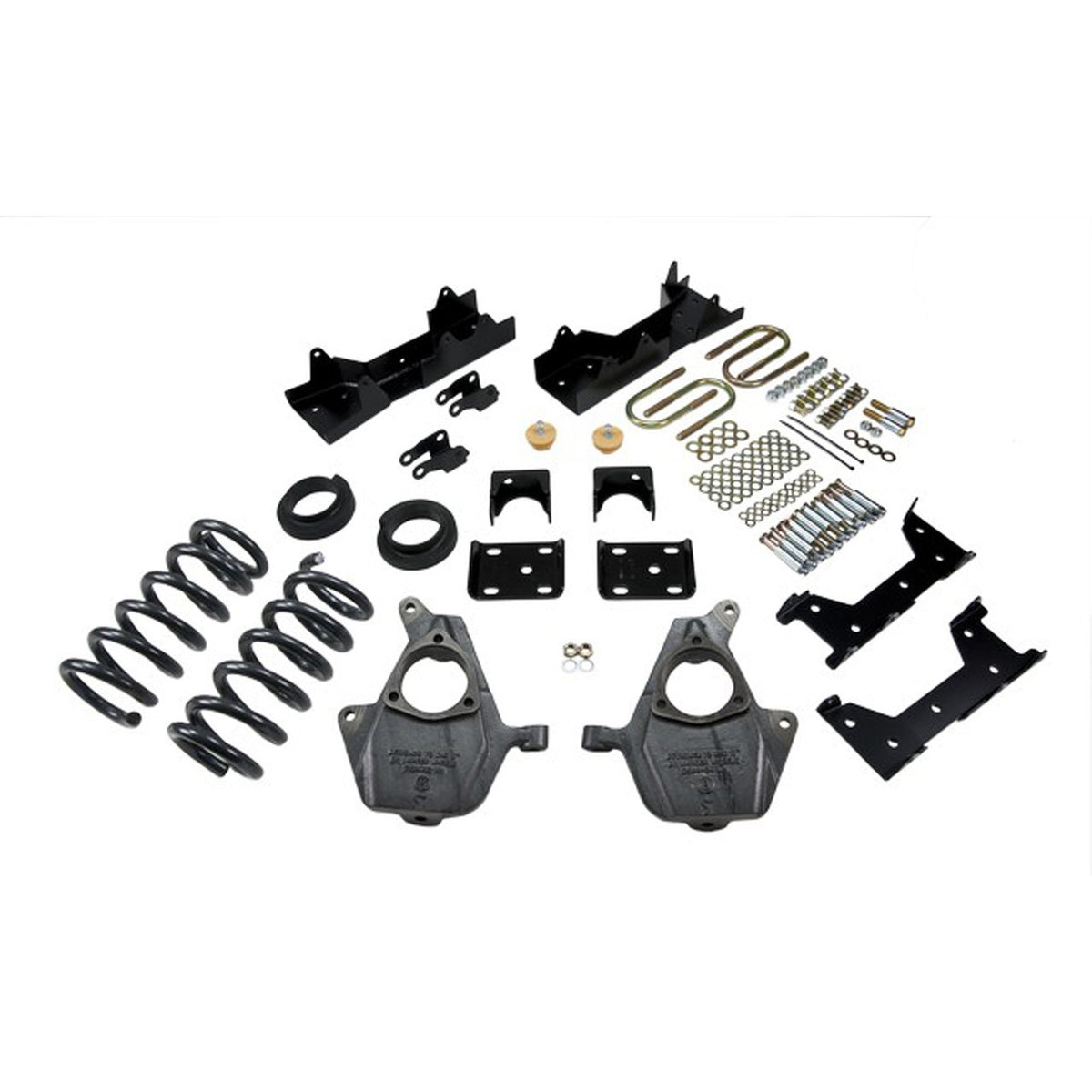 Belltech Lowering Kit w/o Shock (4" or 5" Front / 6" Rear Drop) for 1999-2000 GMC Sierra 1500 Standard Cab RWD Short Bed