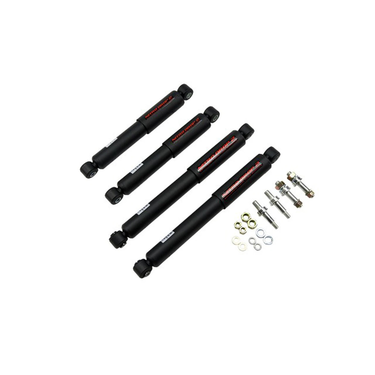 Belltech Nitro Drop 2 Shock Set (2-4" Front / 5-6" Rear Drop) for 1973-1991 Chevrolet Suburban RWD