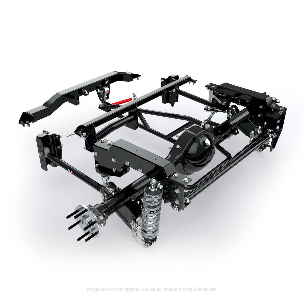 QA1 Narrowed 9" Rear Suspension System, Single Adjustable, 200 lbs/in Rate, Short Bed for 1999-2006 Chevrolet Silverado 1500 RWD