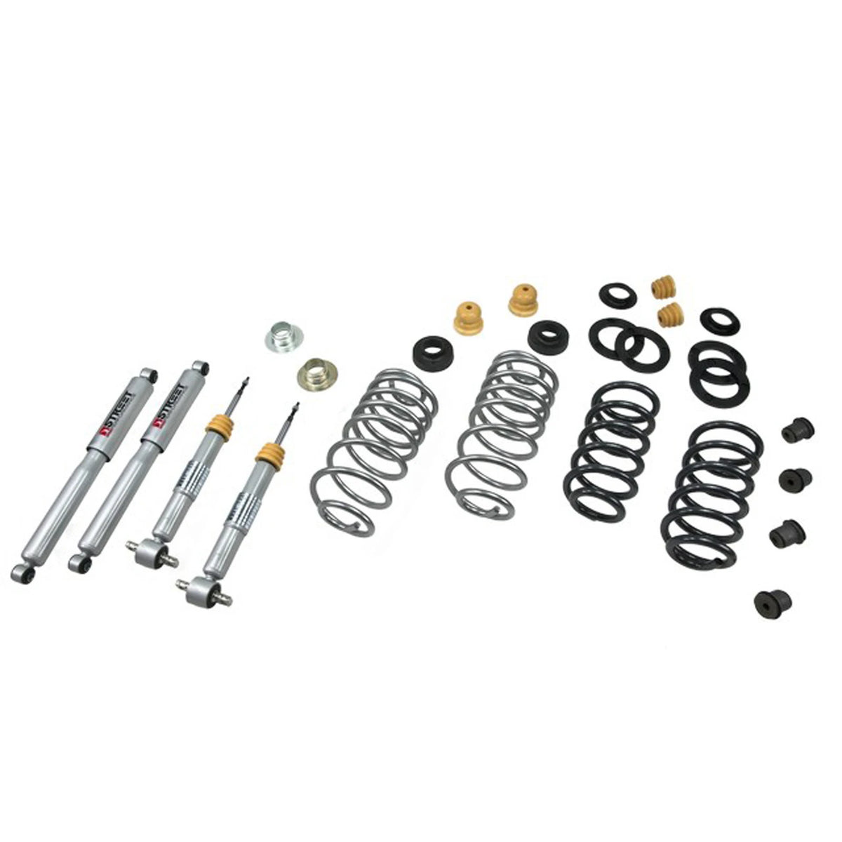 Belltech Lowering Kit w/Street Performance Shocks (1-2" Front / 3-4" Rear Drop) for 2007-2014 Chevrolet Tahoe RWD/4WD w/o Autoride
