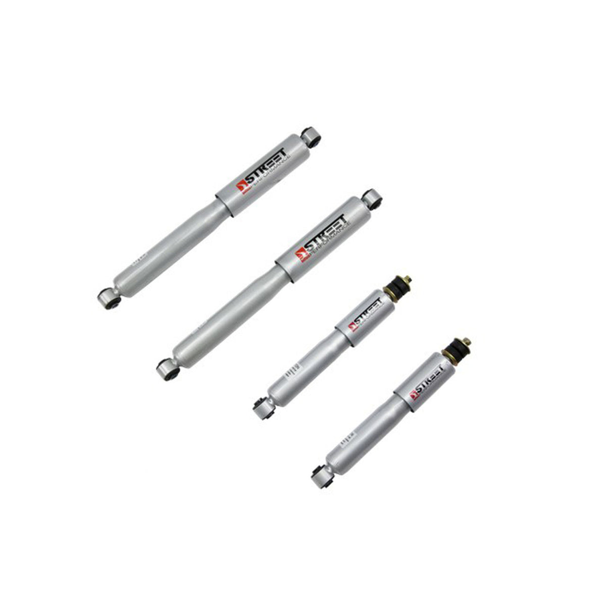 Belltech Street Performance Shock Set (2" Front / 4" Rear Drop) for 1994-1999 Dodge Ram 1500 Standard Cab/Extended Cab RWD