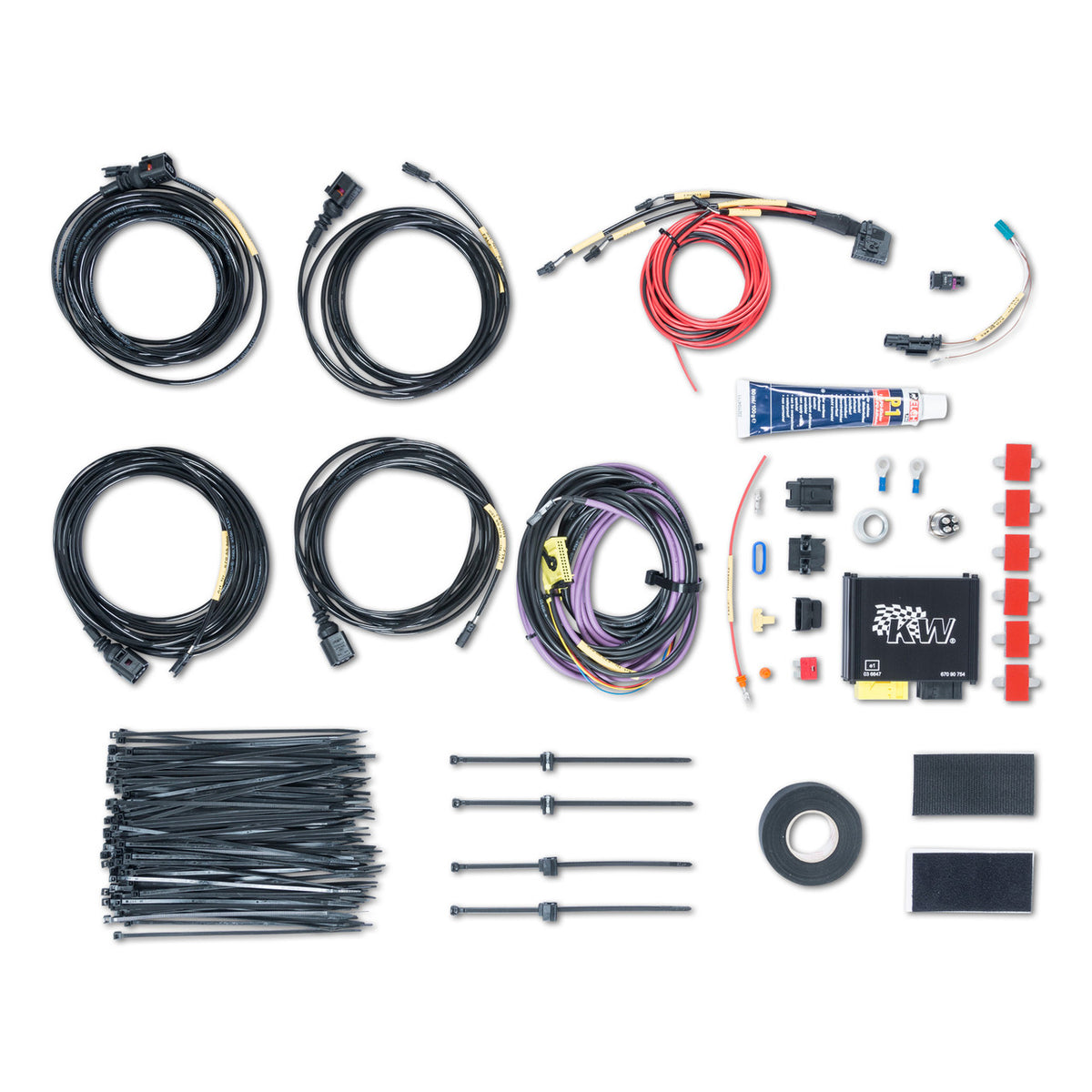 KW DDC ECU Coilover Kit - 2015-2019 Volkswagen Golf R 39080056
