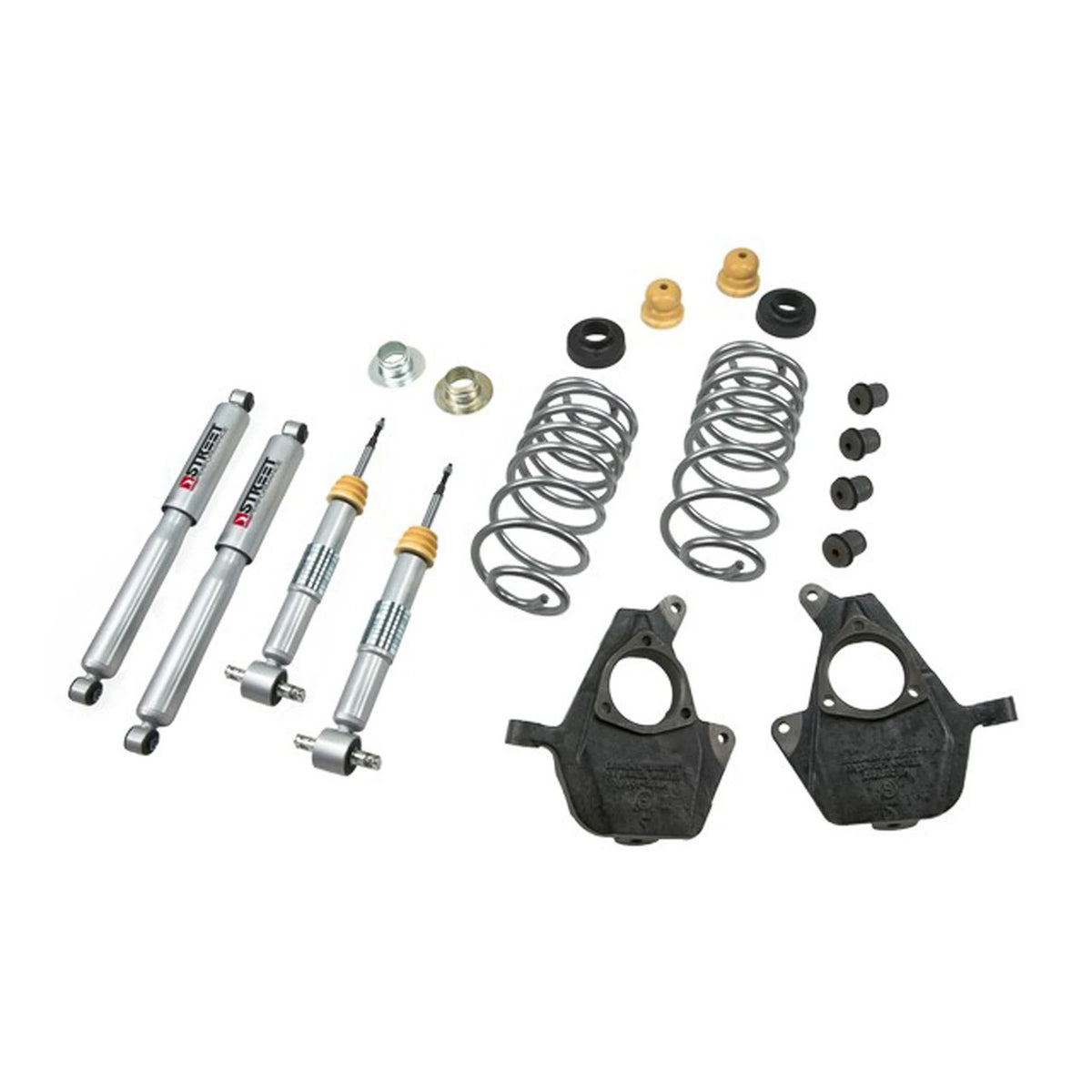 Belltech Lowering Kit w/Street Performance Shocks (2" Front / 3-4" Rear Drop) for 2007-2014 GMC Yukon RWD/AWD/4WD w/o Autoride