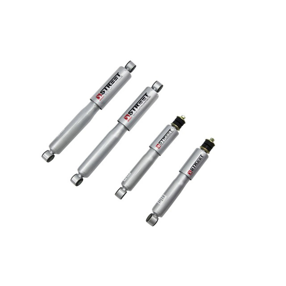 Belltech Street Performance Shock Set (2" Front / 3" Rear Drop) for 1998-2003 Nissan Frontier Standard Cab/Extended Cab RWD