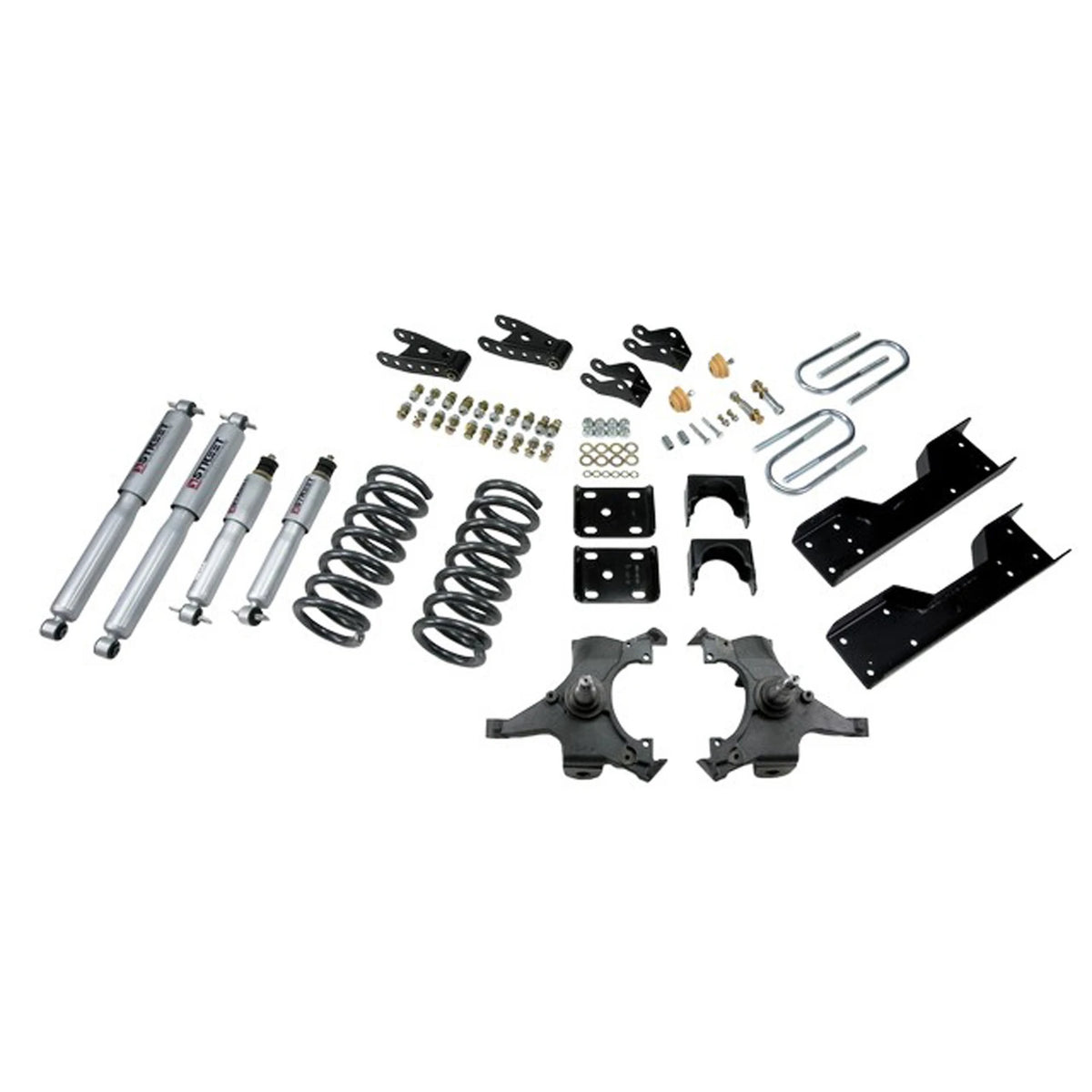 Belltech Lowering Kit w/Street Performance Shocks (4-5" Front / 7" Rear Drop) for 1990-1993 Chevrolet C1500 Standard Cab 454 SS RWD