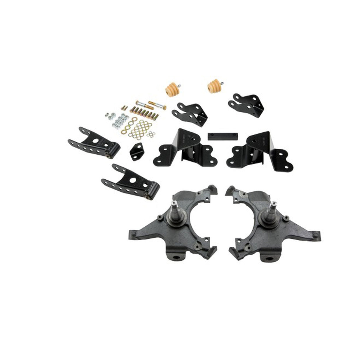 Belltech Lowering Kit w/o Shocks (2" Front / 4" Rear Drop) for 1990-1993 Chevrolet C1500 Standard Cab 454 SS RWD