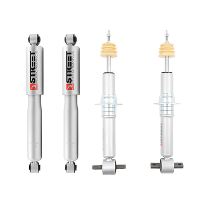 Belltech Street Performance Shock Set (0-4" Front / 4" Rear Drop) for 2019-2026 Chevrolet Silverado 1500 RWD/4WD