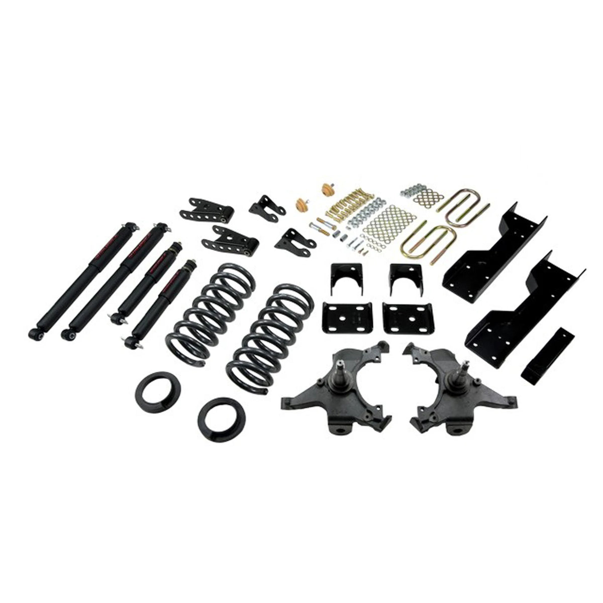 Belltech Lowering Kit w/Nitro Drop 2 Shocks (4-5" Front / 7" Rear Drop) for 1988-1998 GMC C1500 Extended Cab RWD
