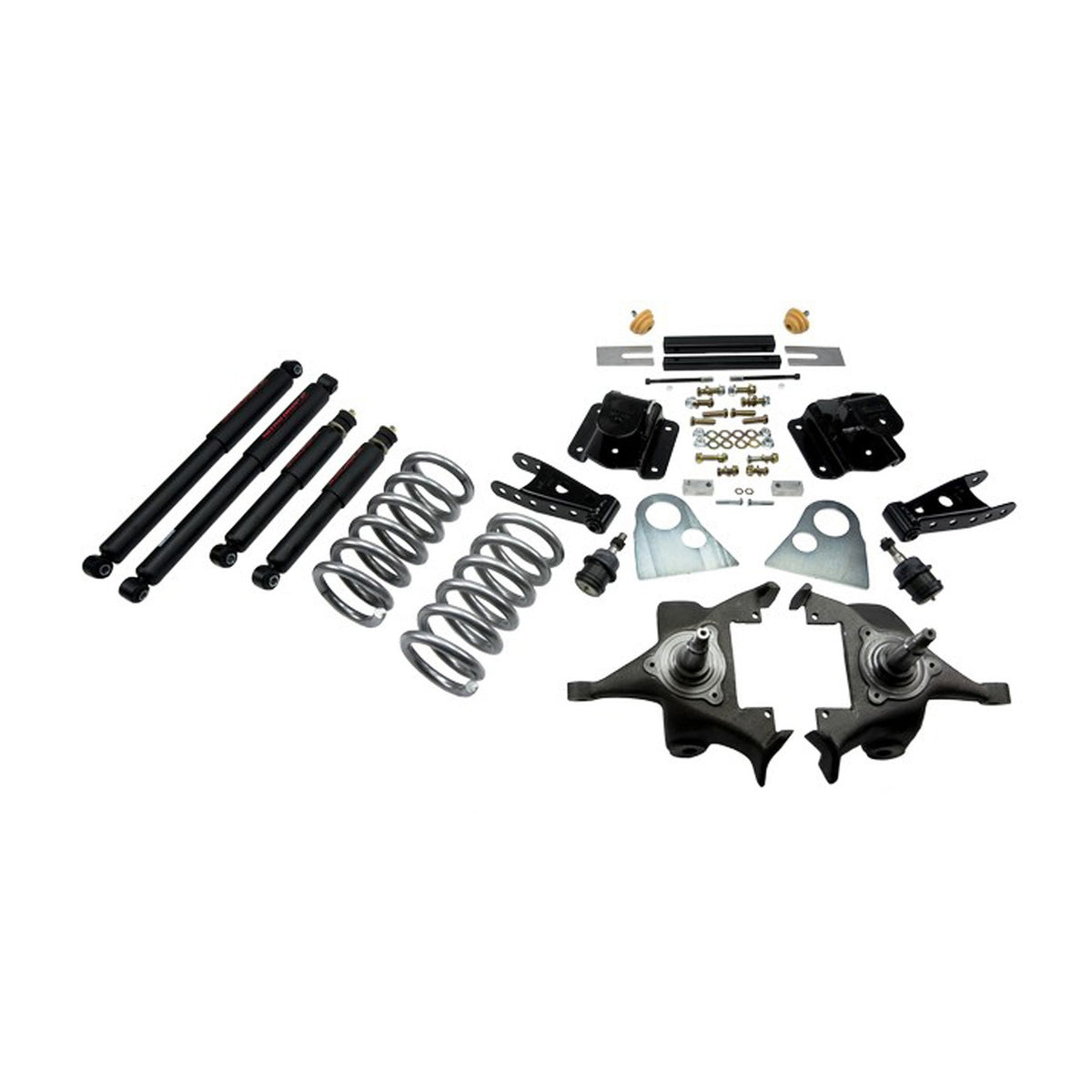 Belltech Lowering Kit w/Nitro Drop 2 Shocks (3" Front / 4" Rear Drop) for 1995-1999 Dodge Ram 1500 Extended Cab V8 Auto Trans RWD