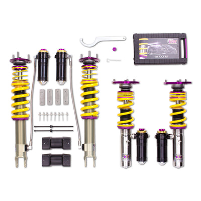 KW Suspension Variant 4 Adjustable Clubsport Coilover Kit for 2013-2019 Porsche 911 Carrera (991) (w/o PDCC) 39771243