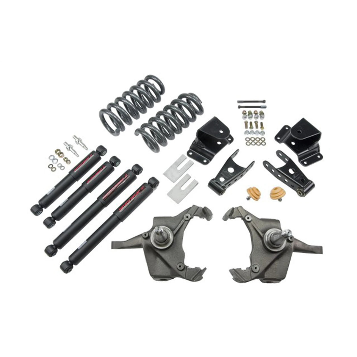 Belltech Lowering Kit w/Nitro Drop 2 Shocks (4" Front / 4" Rear Drop) for 1987-1988 Chevrolet R30 Crew Cab RWD Dually