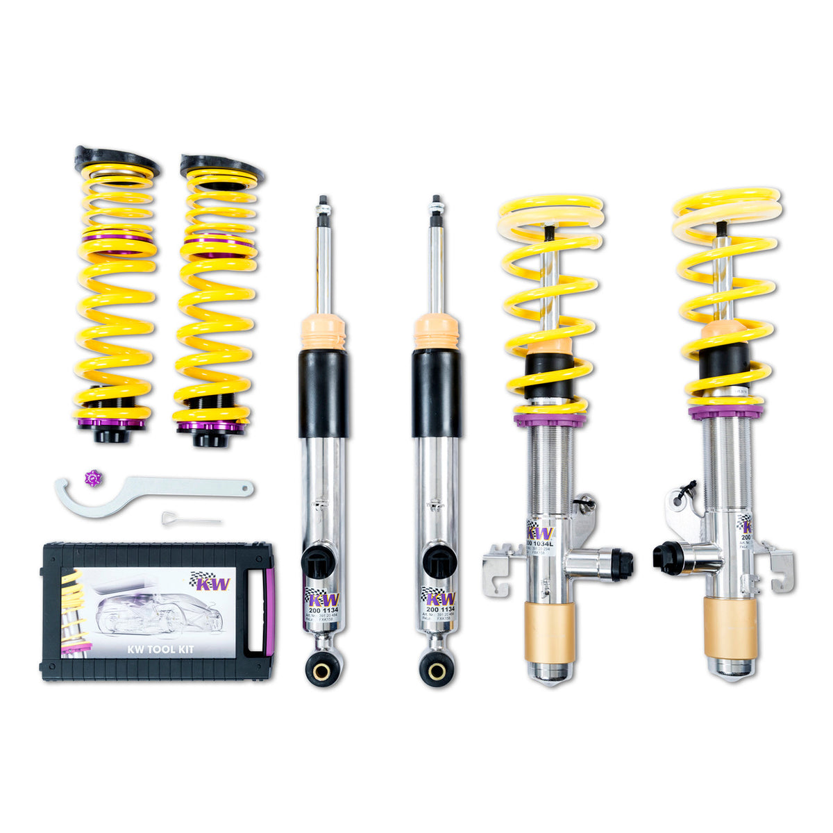 KW Suspension DDC Plug & Play Coilover Kit for 2017-2020 BMW 440i xDrive Gran Coupe (F36) (1001-1095kg Front Axle Load, w/ EDC) 39020034