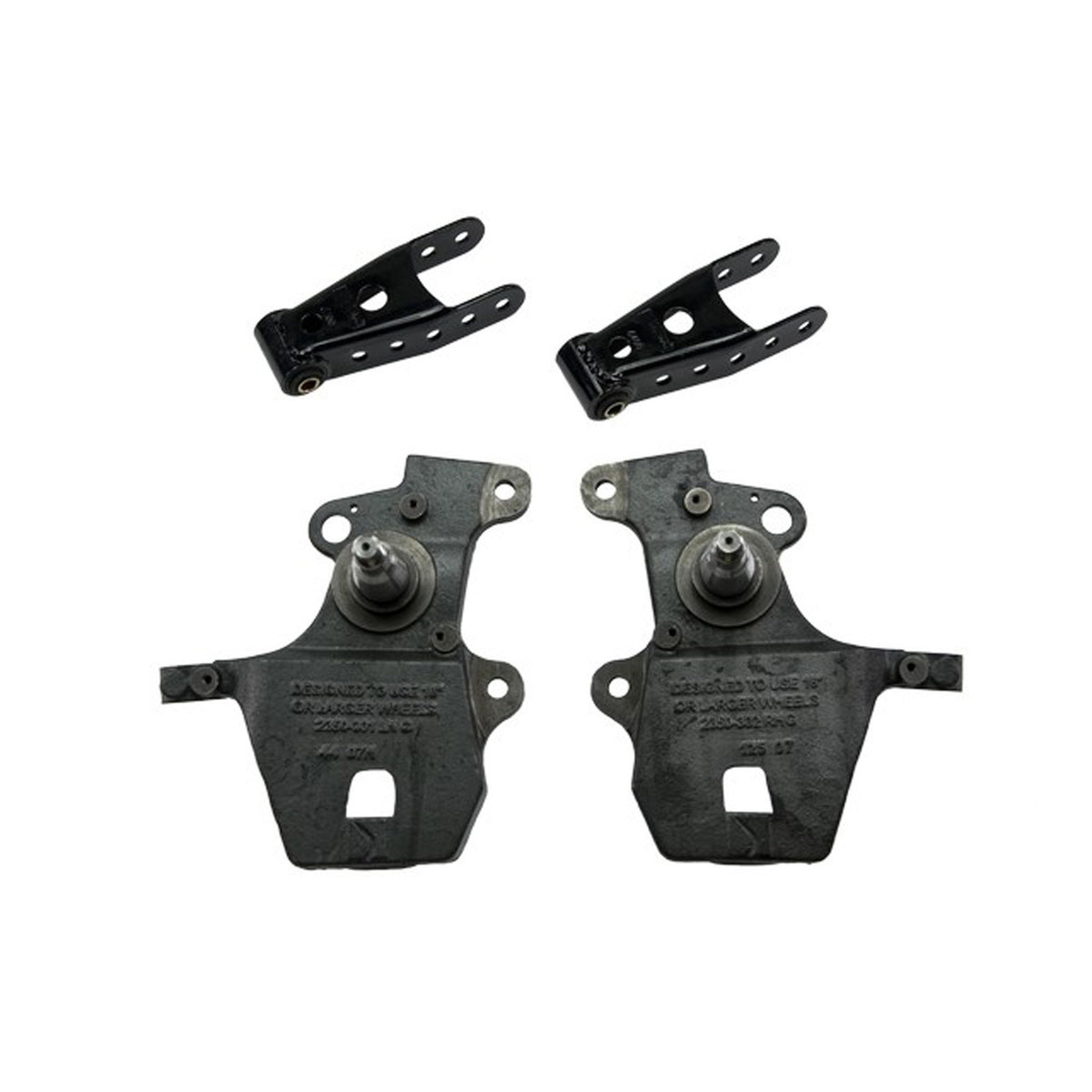 Belltech Lowering Kit w/o Shocks (2" Front / 2" Rear Drop) for 2000-2003 Ford F-150 Extended Cab/Crew Cab Harley Series RWD