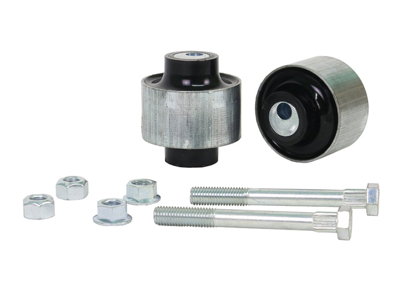 Whiteline Front Lower Radius Arm Bushing Kit - Double Offset for 2015-2018 BMW M3 (F80) KCA488
