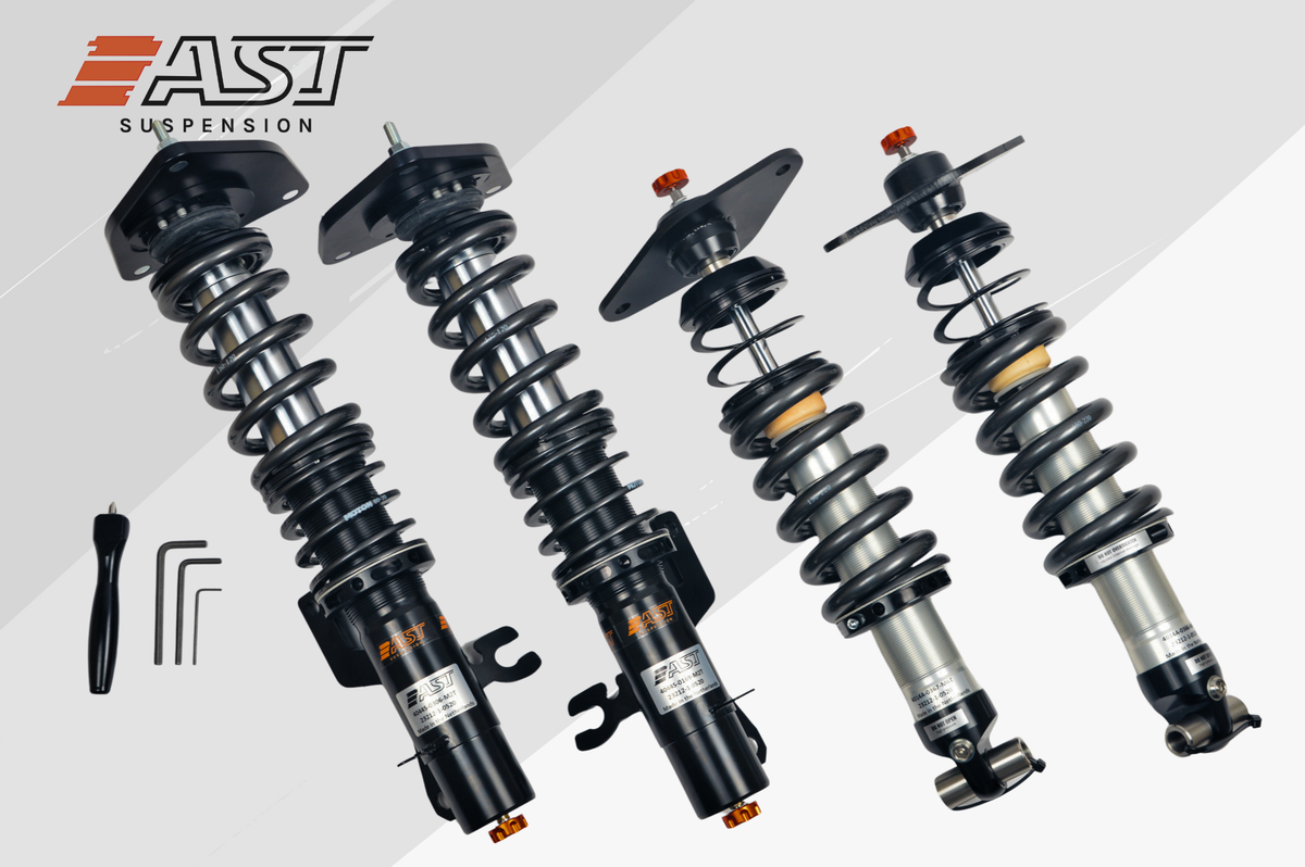 AST Suspension Club Racing 5100 Series coilovers for the Mini Cooper