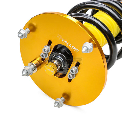 Yellow Speed Dynamic Pro Sport Coilovers for 2014-2020 BMW 4 Series Coupe/Gran Coupe RWD (F32/F36) w/o EDC, 3-Bolt Top Mount