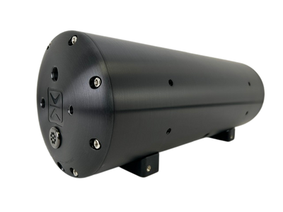 AccuAir ENDO-T Air Tank Black - Angle
