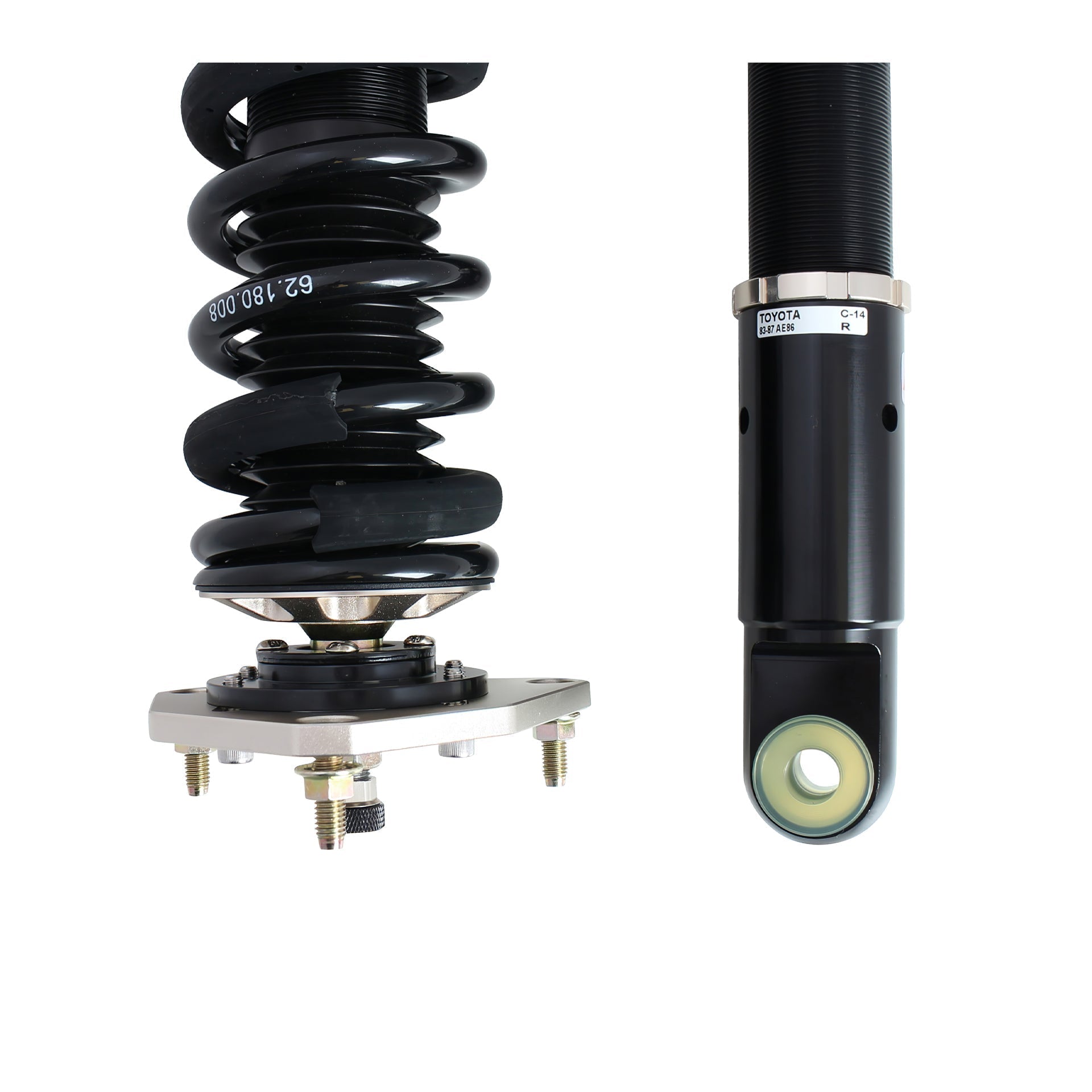 BC Racing DS Series Coilovers for 1984-1987 Toyota Corolla RWD (AE86)