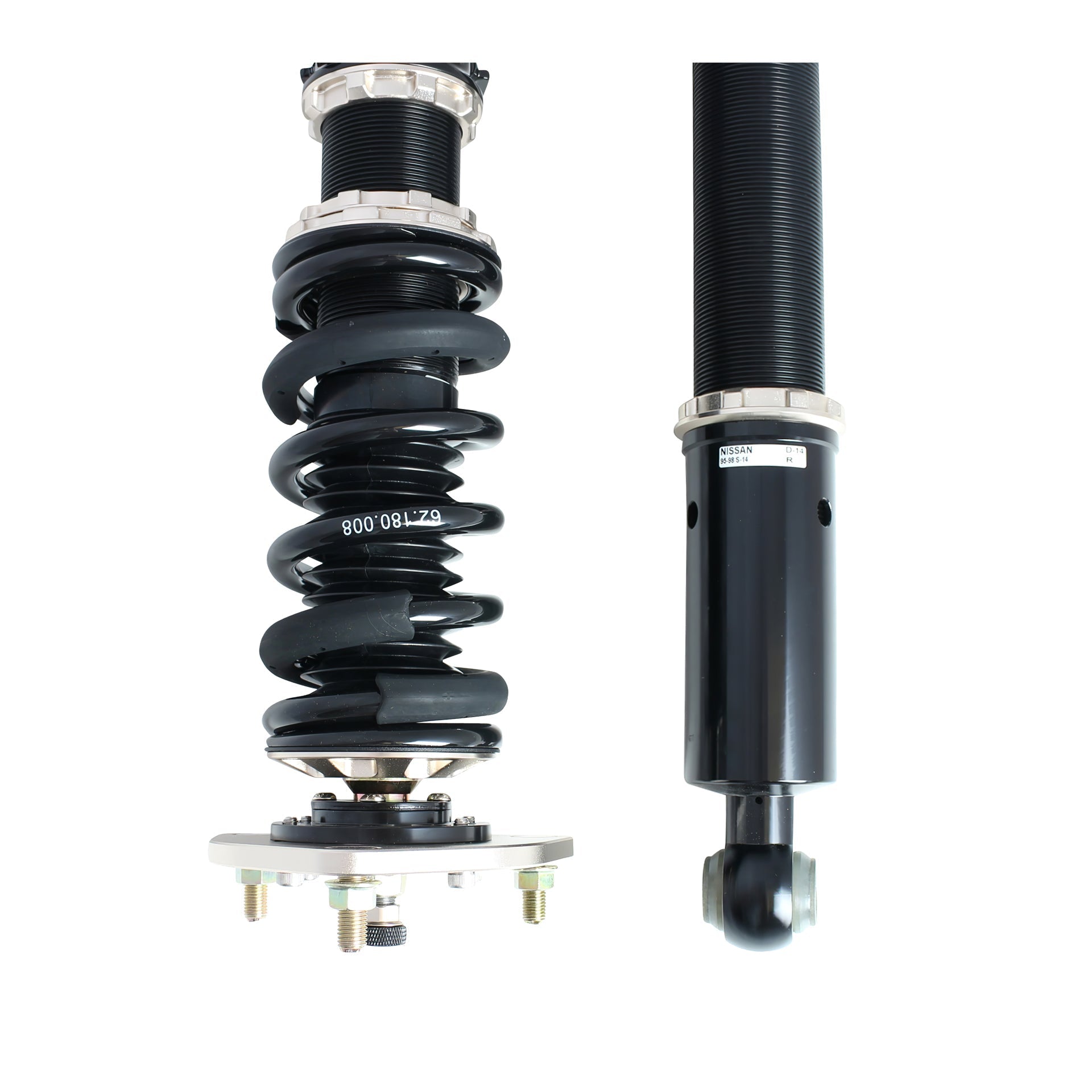 BC Racing ER Series Coilovers for 1995-1998 Nissan 240SX RWD (S14)