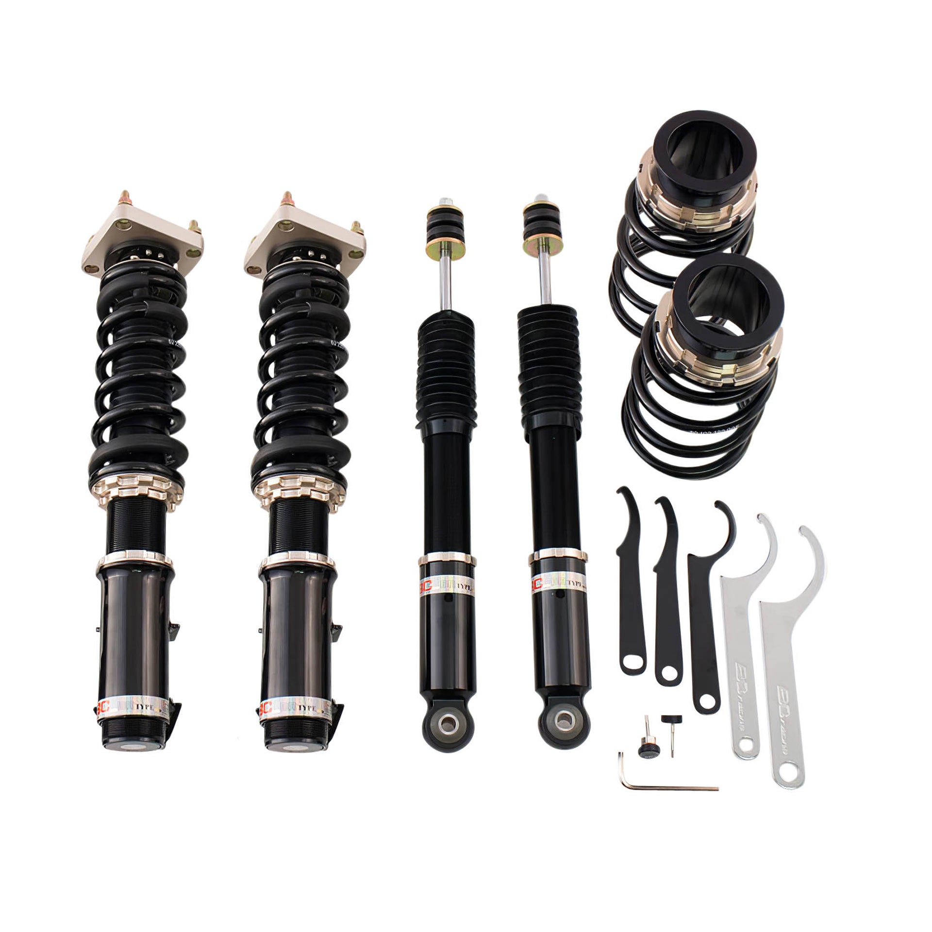 BC Racing ER Series Coilovers for 1999-2004 Ford Mustang Cobra W/IRS RWD (SN95)