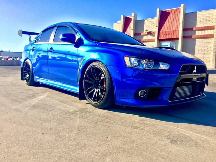 Yellow Speed Premium Competition Coilovers for 2008-2015 Mitsubishi Lancer Evolution Camber Plate
