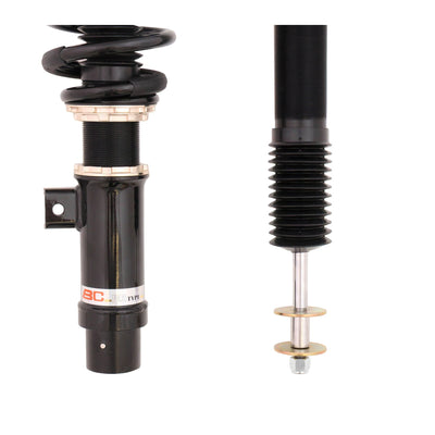 BC Racing ER Series Coilovers (True Rear) for 2010-2014 Volkswagen Golf FWD (MK6/54.5mm Front Strut)