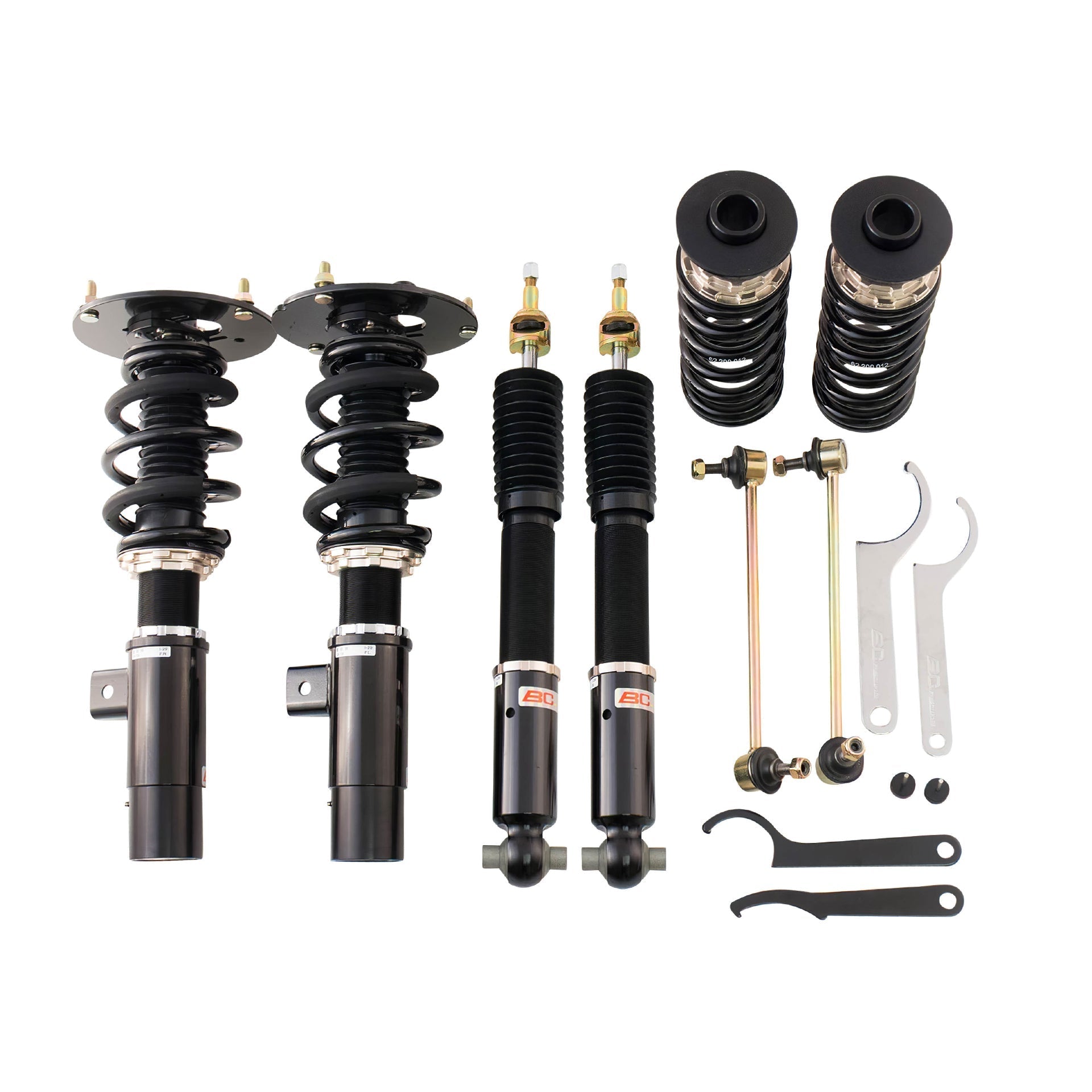 BC Racing RM Series Coilovers for 2012-2015 BMW 3 Series RWD (F30/F34) 3-Bolt Top Mounts