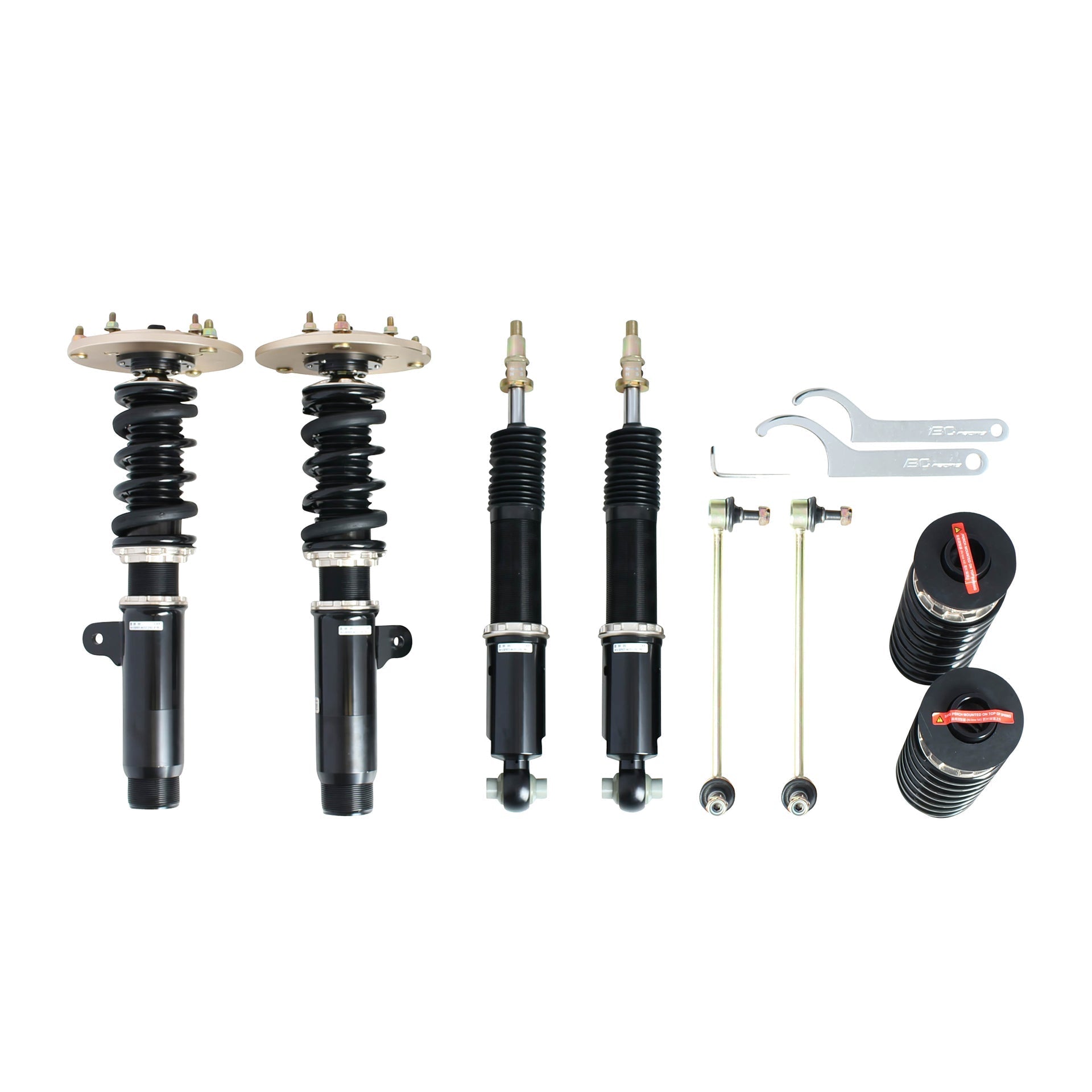 BC Racing RM Series Coilovers for 2014-2015 BMW 4 Series M4 RWD (F82) 3-Bolt Top Mount / EDC