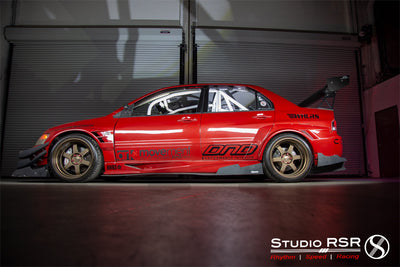 Studio RSR roll cage for 2005-2006 Mitsubishi Lancer Evolution IX (CT9A) — view 1