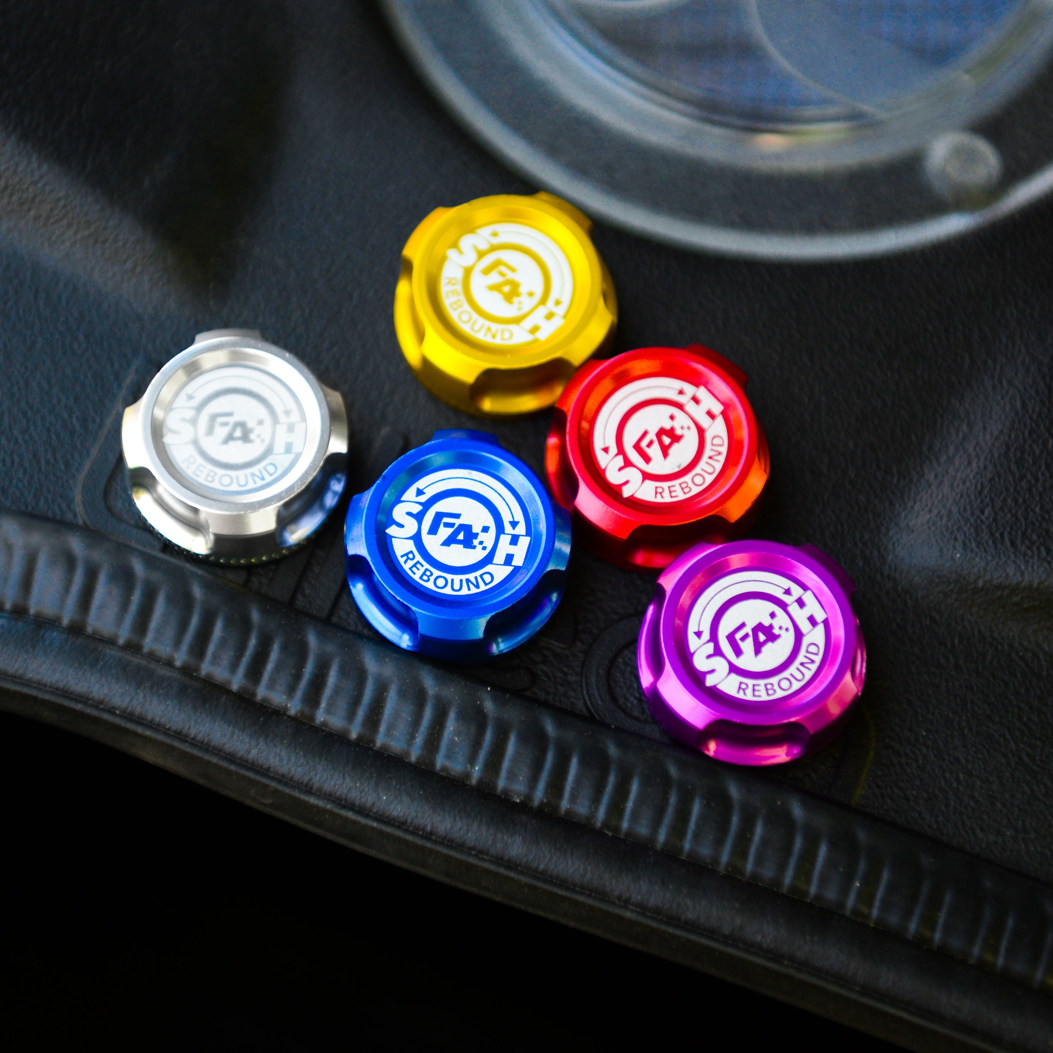 Fortune Auto Premium Damping Adjustment Knobs (Sold in Pairs)