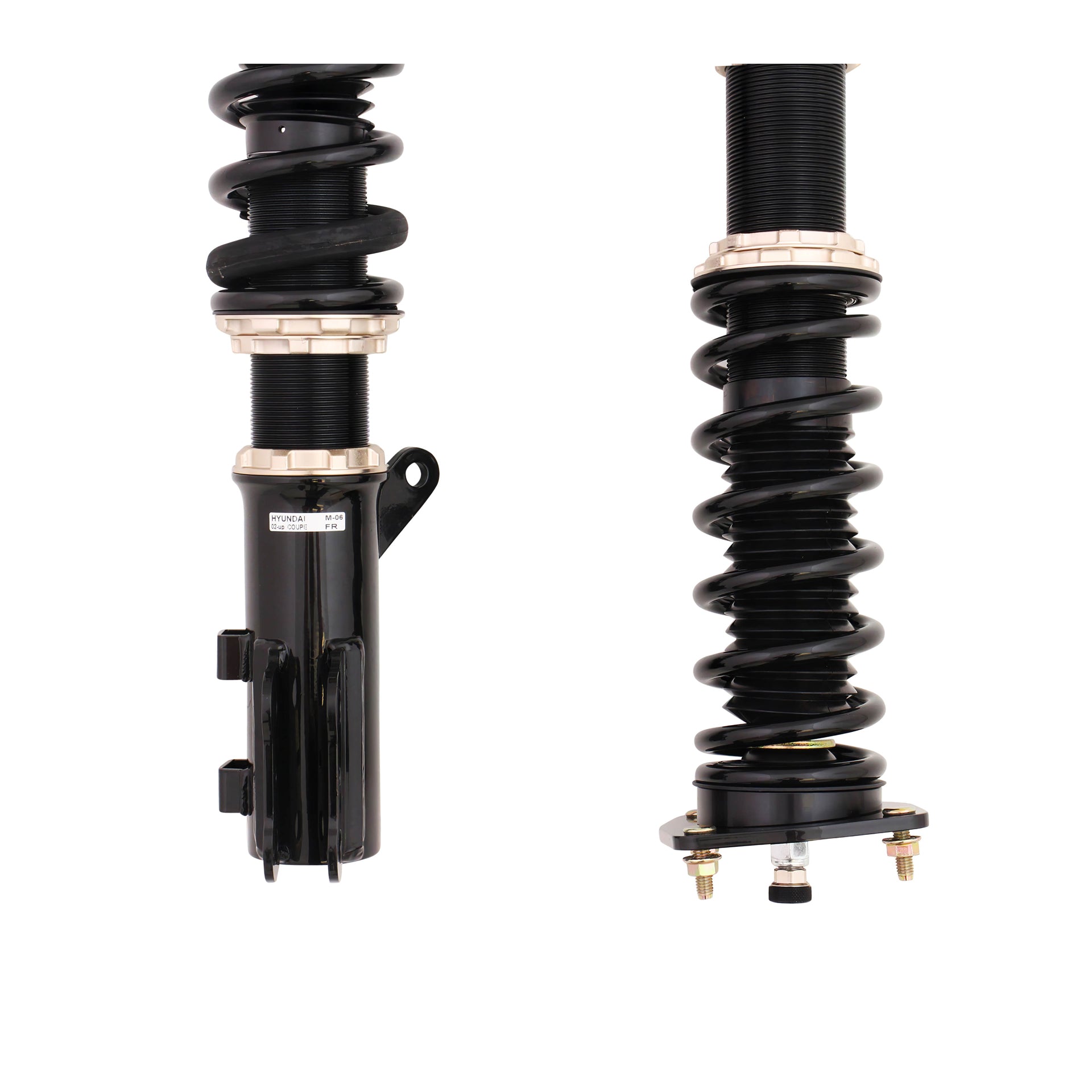 BC Racing RM Series Coilovers for 2003-2008 Hyundai Tiburon FWD (GK)