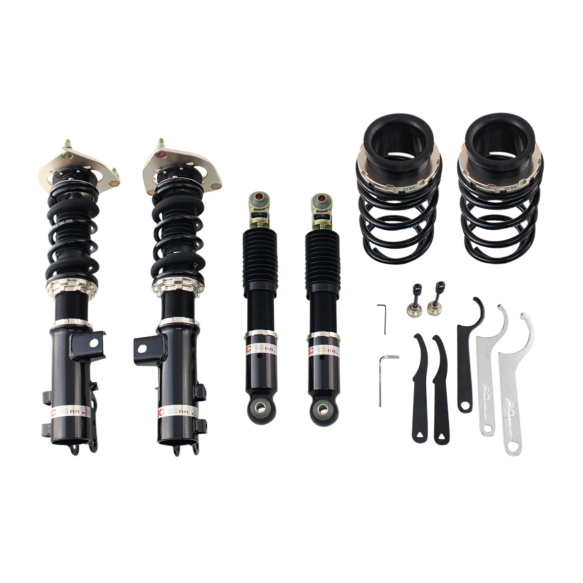 BC Racing DS Series Coilovers for 2003-2011 Hyundai Getz FWD