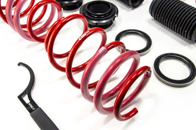 MTS Technik Adjustable Springs (25-40mm Front Lowering, 1001-1130kg Front Axle Load, 980kg Rear Axle Load) for 2019-2026 Volkswagen Golf VMK3 Hatchback (CD1) MTSALSVW05