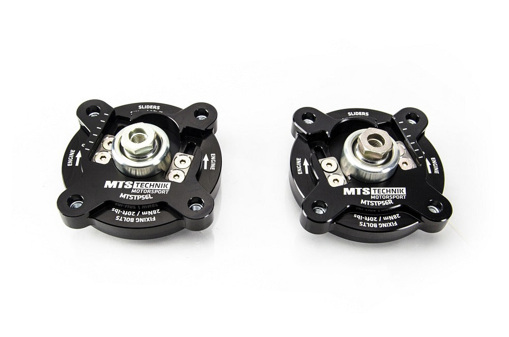 MTS Technik Adjustable Front Camber Caster Plates (22mm Piston Rod) for 2019-2026 BMW 320e Plug-in-Hybrid xDrive Touring Petrol / Electric (G21/G81) MTSCP56SET