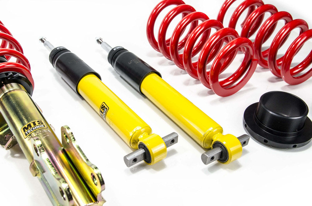 MTS Technik Street Series Suspension Coilover Kit (w/o Front & Rear Camber Plates) for 2014-2023 Ford Mustang 6 Convertible RWD (S550/S650) MTSGWFO24