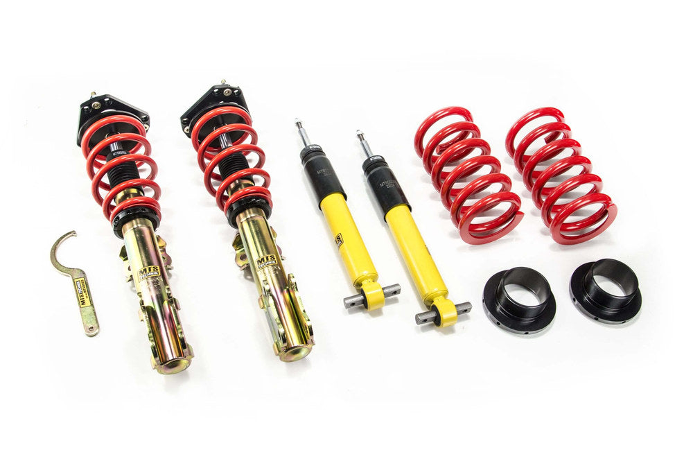MTS Technik Street Series Suspension Coilover Kit (w/ Front Camber Plates) for 2014-2023 Ford Mustang 6 Convertible RWD (S550/S650) MTSGWFO25