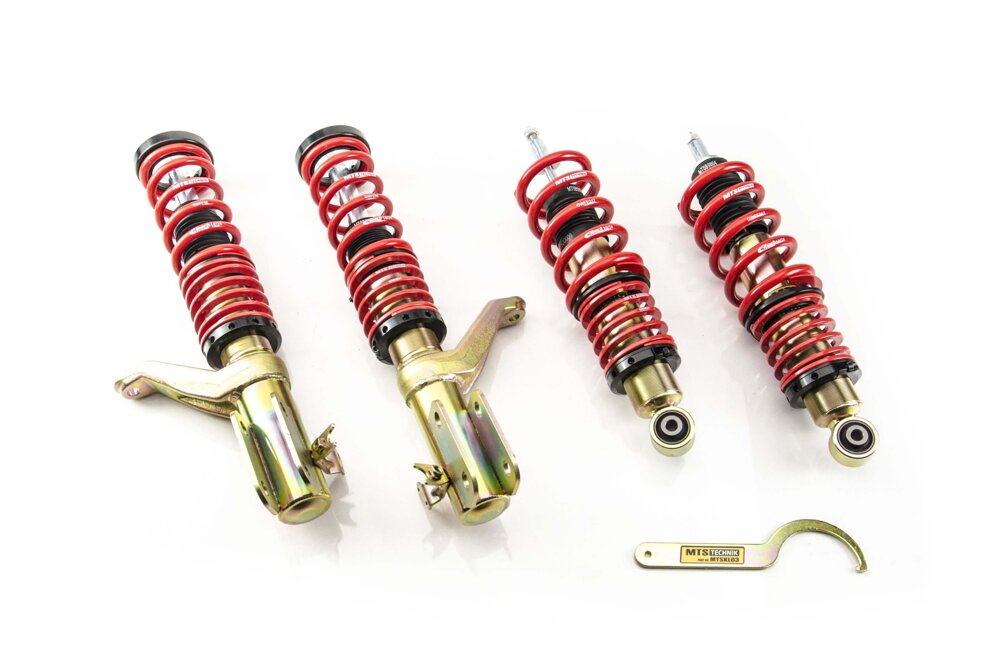 MTS Technik Street Series Suspension Coilover Kit (w/o Front & Rear Camber Plates) for 2000-2005 Honda Civic VII Hatchback FWD (EU/EP/EV) MTSGWHO13