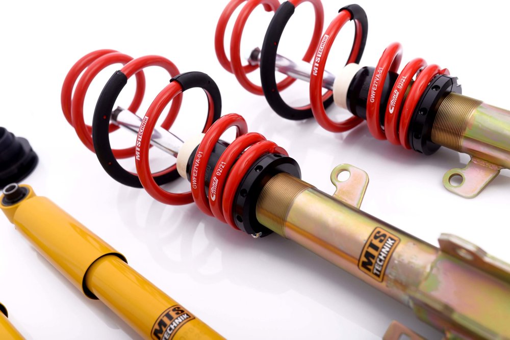 MTS Technik Stance Series Suspension Coilover Kit (Gold Housing) for 2007-2014 Opel Astra H Saloon (A04) MTSGWOP10-S