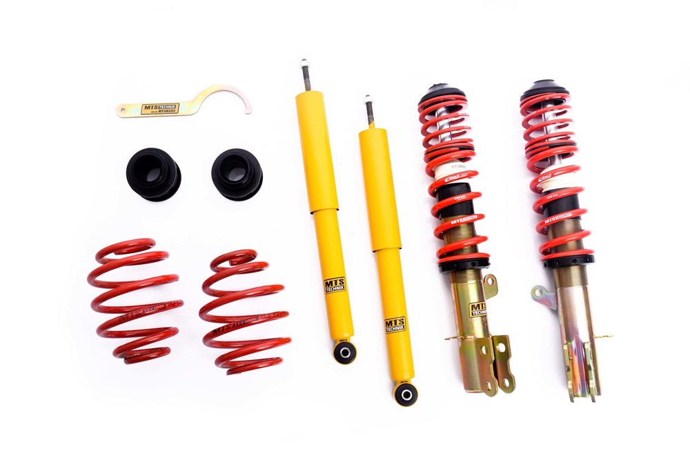 MTS Technik Street Series Suspension Coilover Kit (Gold Housing) for 2000-2009 Opel Corsa C Hatchback (X01) MTSGWOP12
