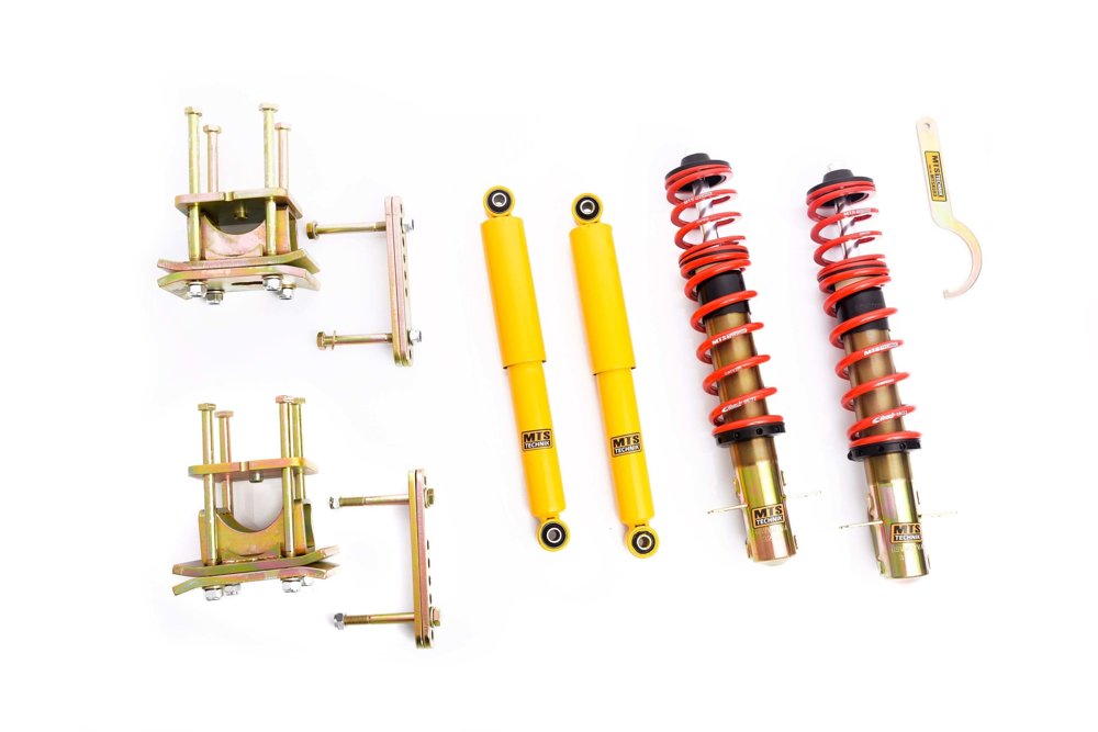 MTS Technik Street Series Suspension Coilover Kit (Gold Housing) for 1982-1992 Volkswagen Caddy MK1 (14) MTSGWVW02