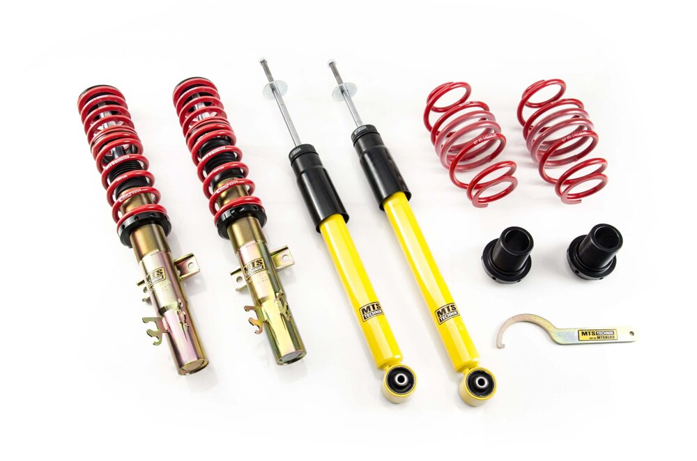MTS Technik Street Series Suspension Coilover Kit (w/o Front & Rear Camber Plates) for 2011-2019 Skoda Citigo Hatchback FWD (NF) MTSGWVW62