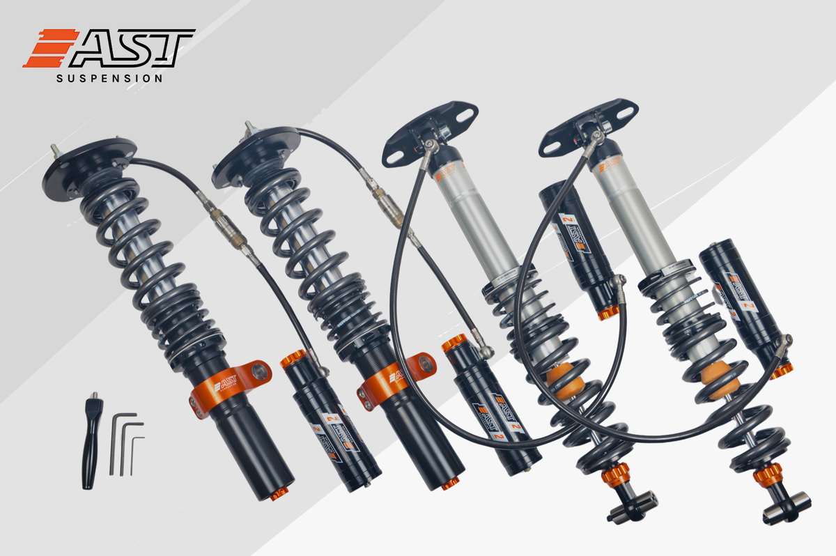 AST Suspension 5200 Series 2-Way coilovers for the Audi A3
