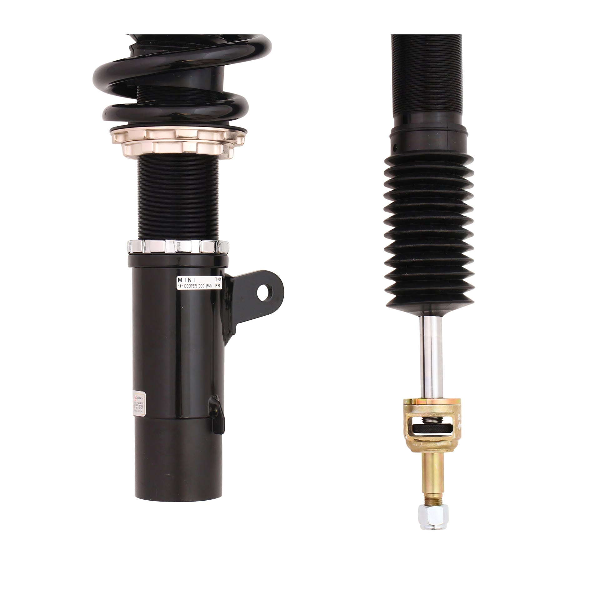BC Racing DS Series Coilovers for 2025+ Mini Cooper Cabrio FWD (NO DDC)