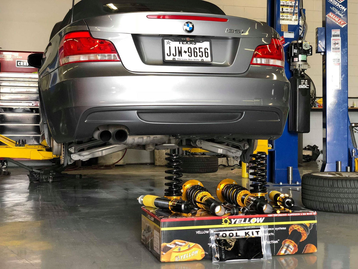 Yellow Speed Premium Competition Coilovers for 2008-2013 BMW 1 Series Coupe (E82)