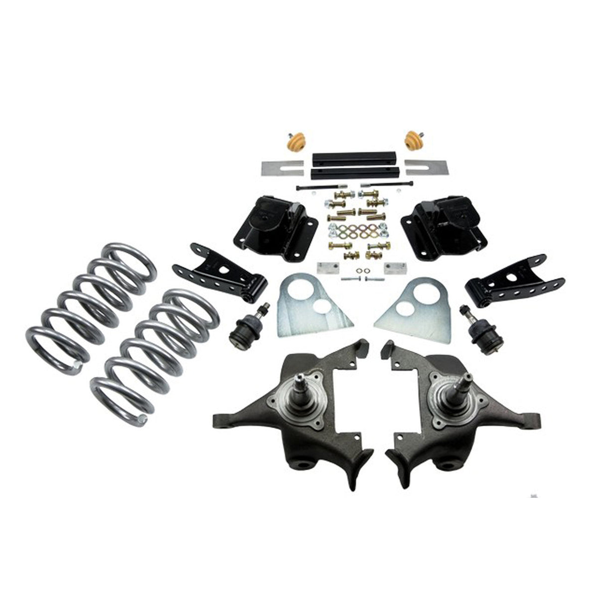 Belltech Lowering Kit w/o Shocks (3" Front / 4" Rear Drop) for 1995-1999 Dodge Ram 1500 Extended Cab V8 Auto Trans RWD