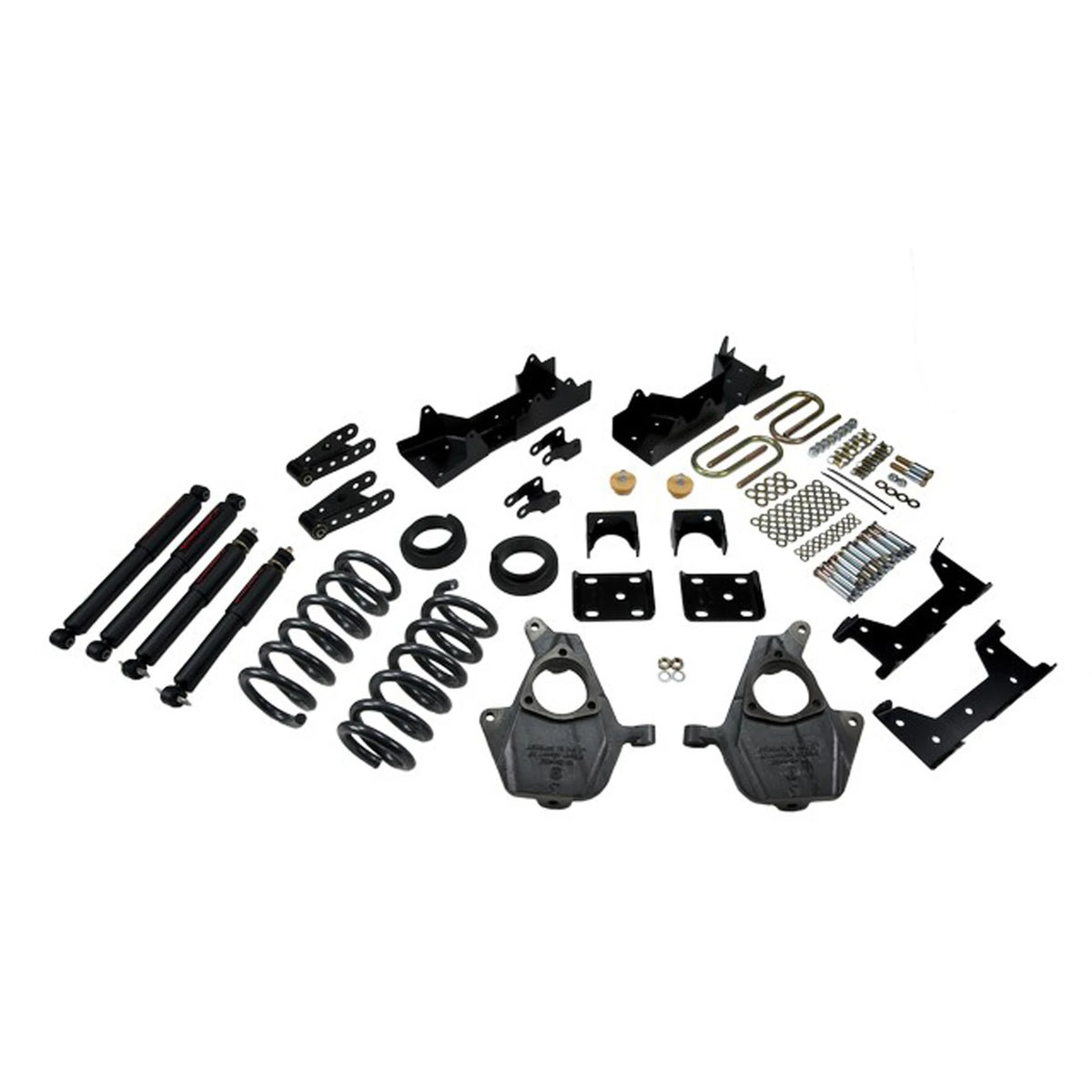 Belltech Lowering Kit w/Nitro Drop 2 Shocks (4" or 5" Front / 7" Rear Drop) for 1999-2000 GMC Sierra 1500 Standard Cab RWD Short Bed