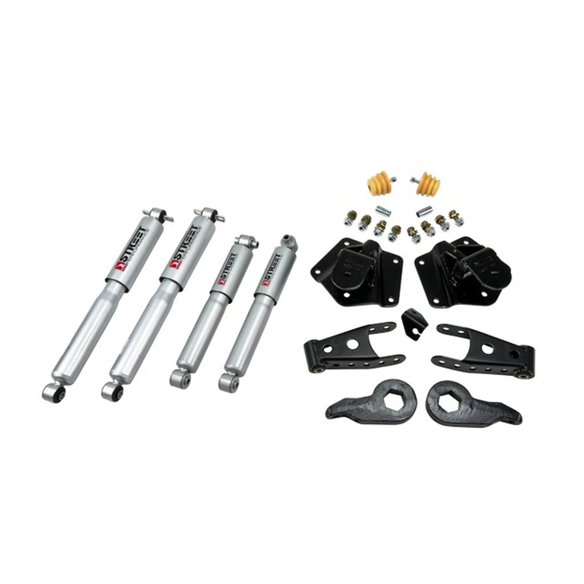 Belltech Lowering Kit w/Street Performance Shocks (1" or 3" Front / 3" Rear Drop) for 1995-1999 GMC Yukon 4WD 4-Door